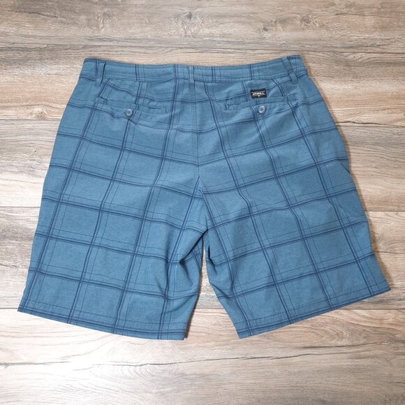 ONeill Men Hybrid Plaid Board Shorts Size 36 Swim Trunks Pool Vacation Surf - Picture 6 of 6